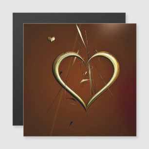 Carte Magnétique Love Shards of Gold Magnetic Card