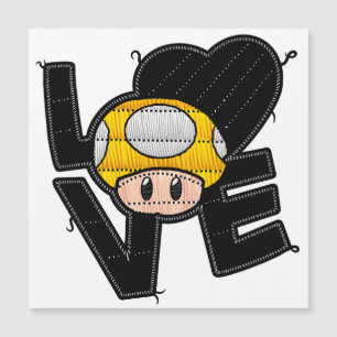 Carte Magnétique Love Toad - Aimant Jaune