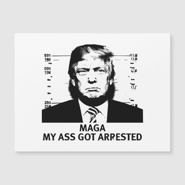 Carte Magnétique MAGA indiqué (Devant)