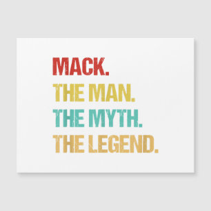 Carte Magnétique Mâle Mack L'Homme Le Mythe La Légende