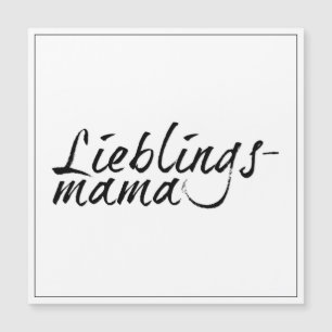 Carte Magnétique Maman préférée