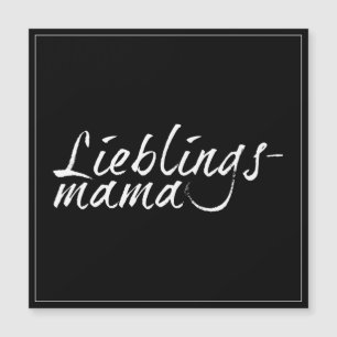 Carte Magnétique Maman préférée - blanc 00001