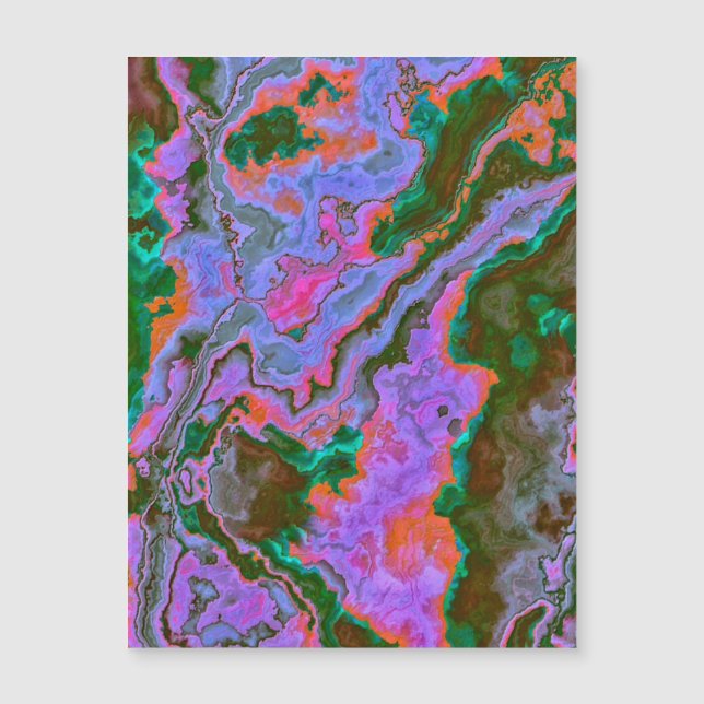 Carte Magnétique Marbre aigre (Devant)