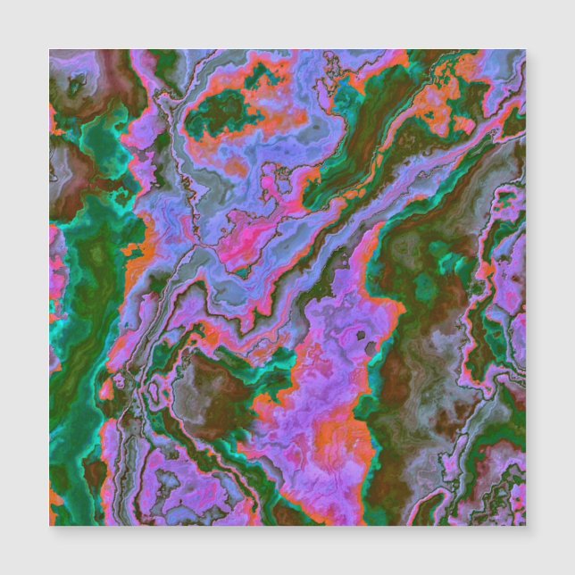 Carte Magnétique Marbre aigre (Devant)