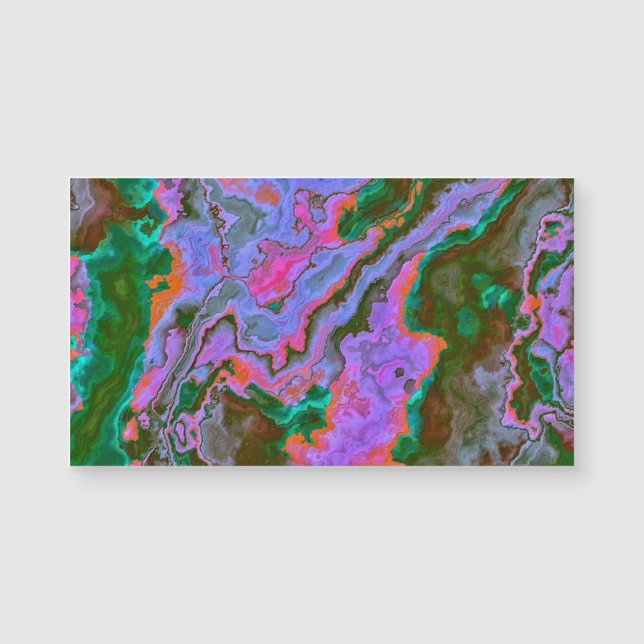 Carte Magnétique Marbre aigre (Devant)