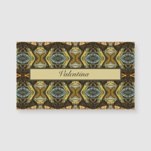 Carte Magnétique marbre de style marocain personnalisable