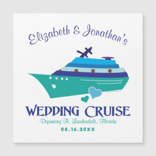 Carte Magnétique Mariage Croisière Enregistrer la date