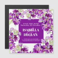 Mariage de fleurs violettes stocks enregistrer la 