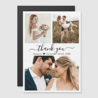 Mariage Merci Script Couple 3 Photo Collage