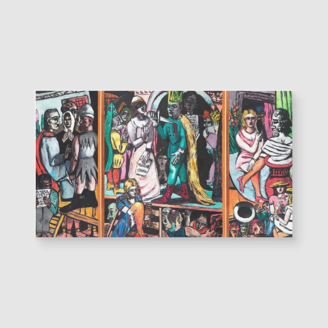 Carte Magnétique Max Beckmann (Devant)