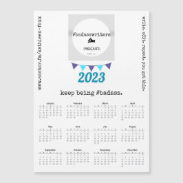 Carte Magnétique #méchant calendrier 2023 aimant