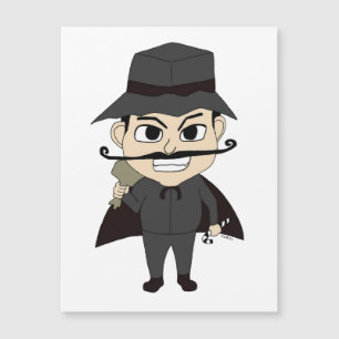 Carte Magnétique Méchant de Noël