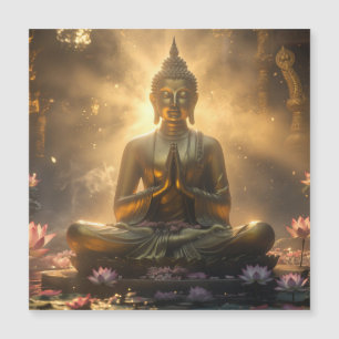 CARTE MAGNÉTIQUE MÉDITATION - YOGA - CARPE DIEM