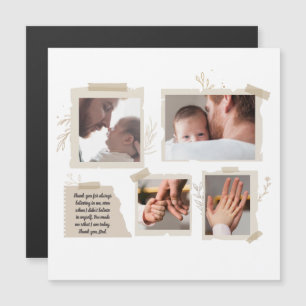 Carte Magnétique Meilleur papa Jamais, première fête des pères, jou