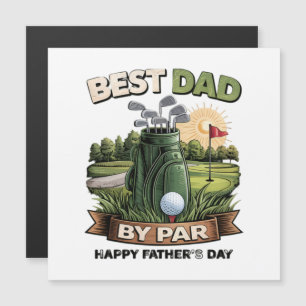 Carte Magnétique Meilleur Papa Par Golf Papa Drôle