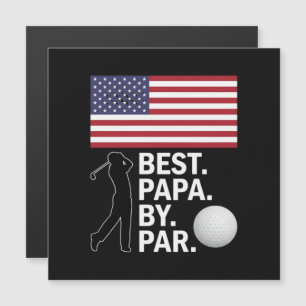 Carte Magnétique Meilleur Papa Par Golfing Papa Fête des Pères Golf