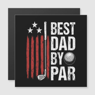 Carte Magnétique Meilleur Papa Par Humour Golf
