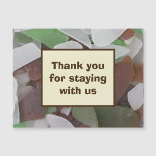 Carte Magnétique Merci House Location Guest Beach House