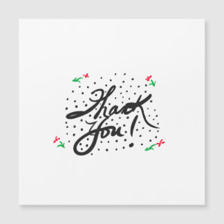 Carte Magnétique Merci magnétique