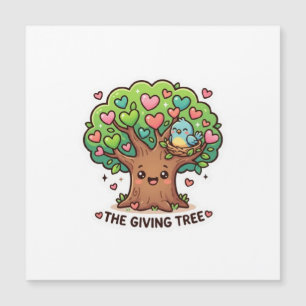 Carte Magnétique Mignon Kawaii L'Arbre Généreux Coeur Feuilles KiSt