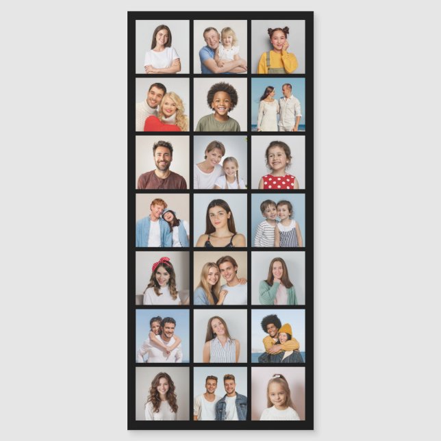 Carte magnétique mince couleur modifiable de colla (Devant)