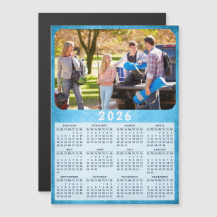 Carte Magnétique Moderne 2025 Calendrier Famille Photo Fridge Magne