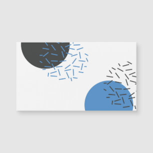 Carte Magnétique Moderne, simple, cool, abstrait, motif graphique