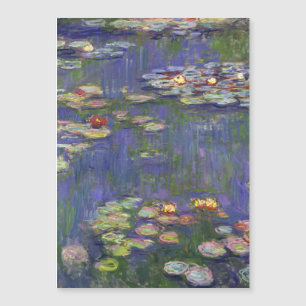 Carte Magnétique Monet Water Lilies Chef-d'oeuvre Peinture