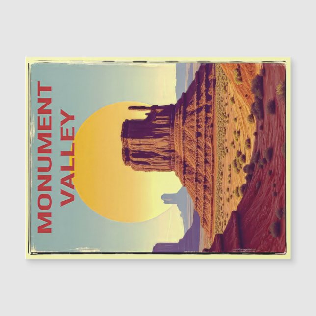 Carte Magnétique Monument Valley (Devant)