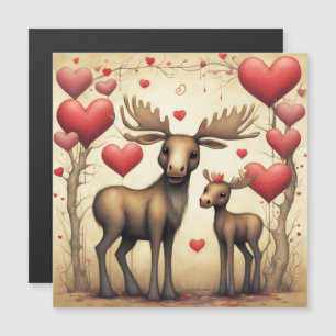 Carte Magnétique Moose Love 2