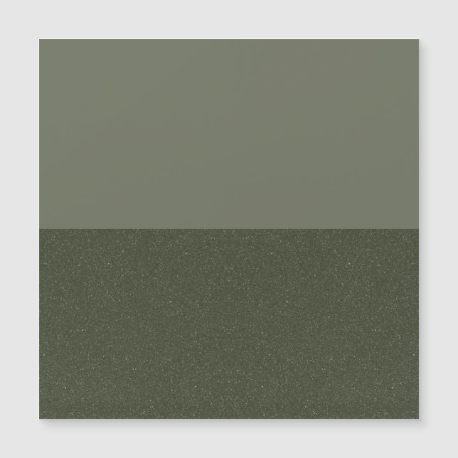 Carte magnétique Moss Green Duo-Tone - Personnalis (Devant)