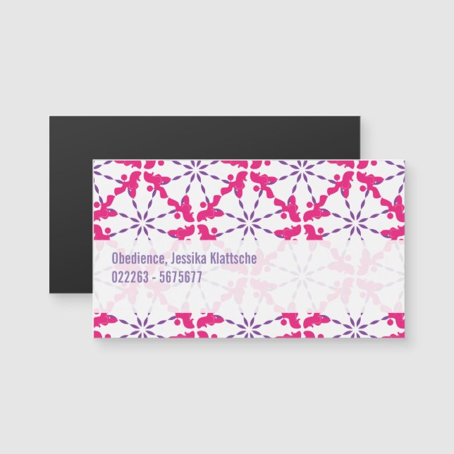 Carte Magnétique Motif de canicules (Devant / Derrière)