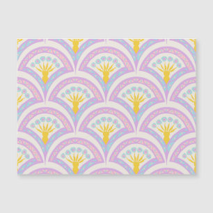 Carte Magnétique Motif de coquille de couleur pastel