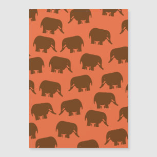 Carte Magnétique Motif indien des éléphants