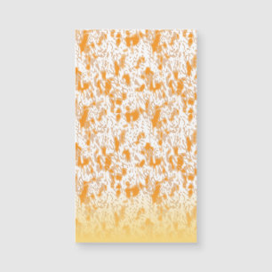 Carte Magnétique Motif textile présentant un motif orange et or vib