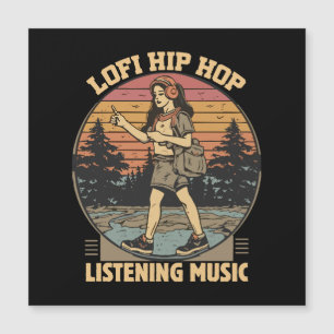 Carte Magnétique Musique lofi hip hop chillhop