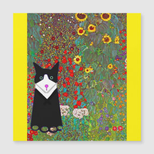 Carte Magnétique My Cat, Jellybean et Klimt Country Garden