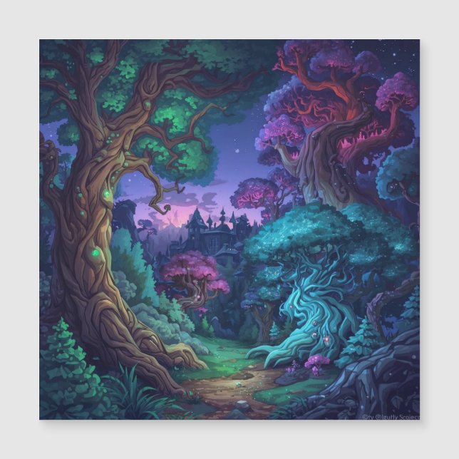 Carte Magnétique Mystic Forest Realm (Devant)