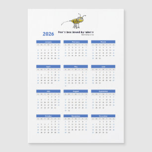 Carte Magnétique Ne pas être lié au calendrier du réfrigérateur mag