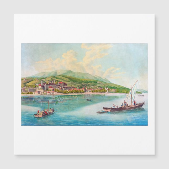 Carte Magnétique Neuchâtel, Suisse (Devant)