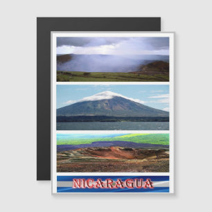 Carte Magnétique Nicaragua - Volcán - Mosaic -