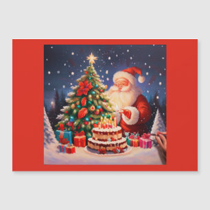 Carte Magnétique Noël Anniversaire 9
