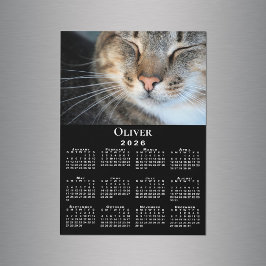 Carte Magnétique Nom photo personnalisé de l'animal de compagnie 20
