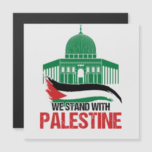 Carte Magnétique Nous sommes avec la Palestine