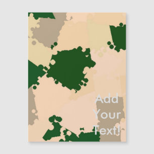 Carte Magnétique Oasis Camo du désert
