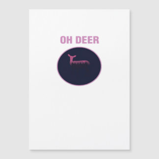 Carte Magnétique Oh Deer Moderne et Élégant