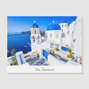 Carte Magnétique Oia Santorin