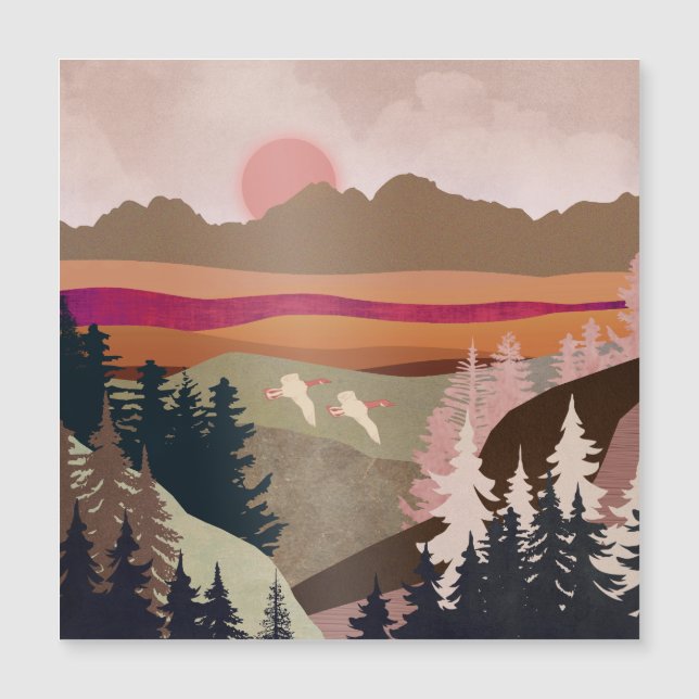 Carte Magnétique Oie d'été (Devant)