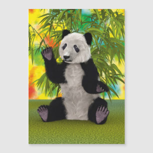 Carte Magnétique Ours Panda
