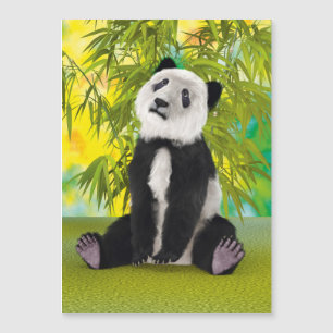 Carte Magnétique Ourson panda